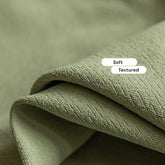 Ellery Sage Green & Cream Color Blocking Blackout Custom Drape